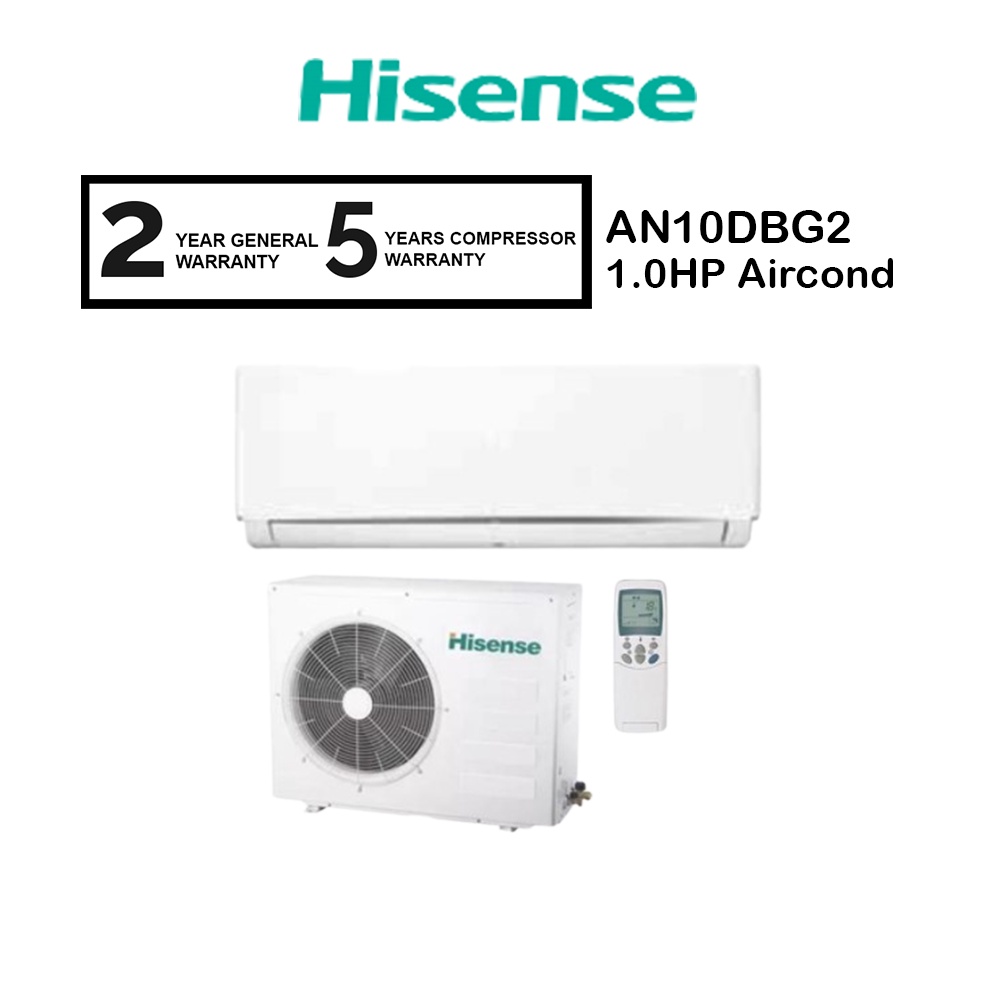 Hisense 10hp Air Conditioner An10dbg An10dbg2 Air Cond R32 Penghawa Dingin Shopee Malaysia 4099