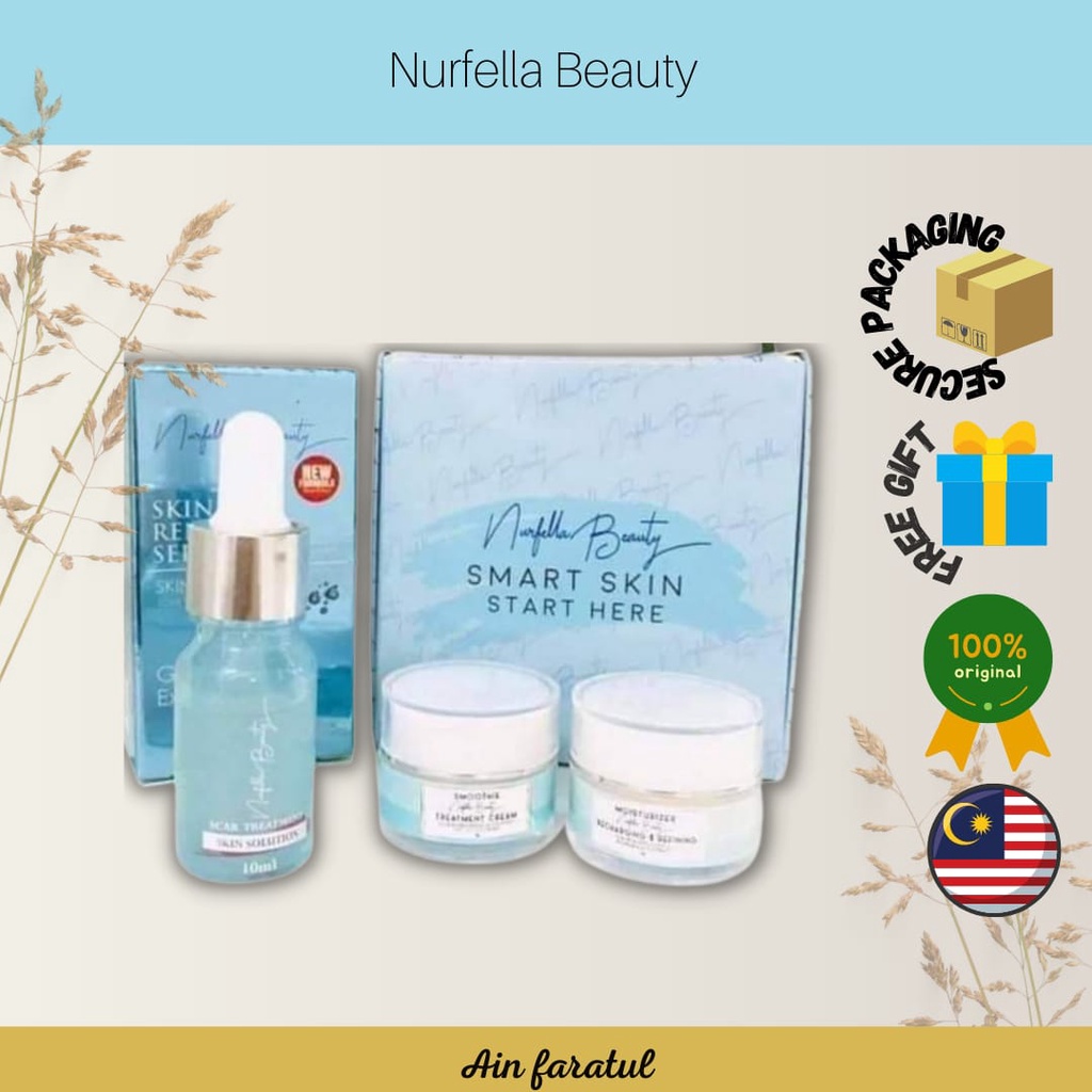 NURFELLA BEAUTY SCAR TREATMENT SERUM & BEAUTY BOX ORIGINAL HQ Shopee