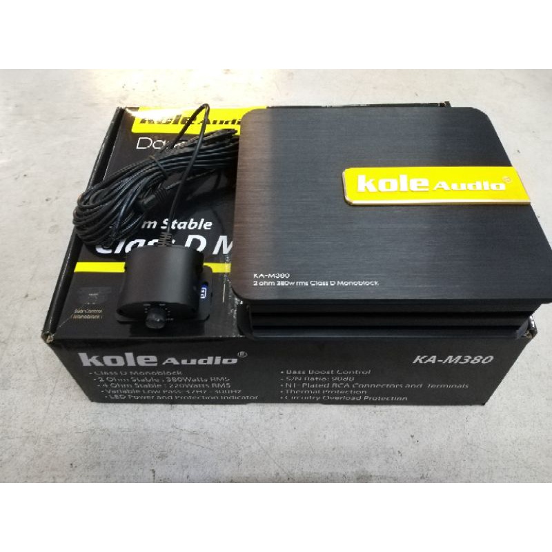 kole Audio dark series class D monoblock amplifier Shopee Malaysia