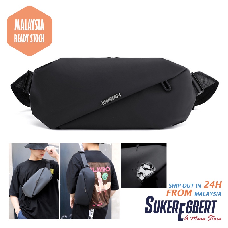 READY STOCK Fashionable Men Sport Fanny Pack Original Bag Cross Body Bag Sling Bag Men Backpack Men One Shouldered