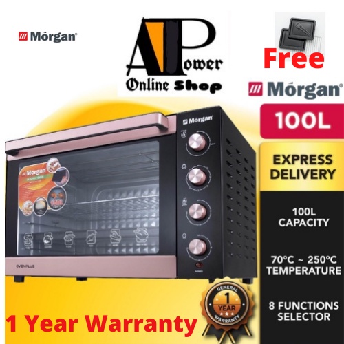 Morgan Convection Oven (100L/120L/150L) Rotisserie Function MEO-GLAMO 100RC /120RC/150RC MEO-LUX100L Free Tray 2 pc