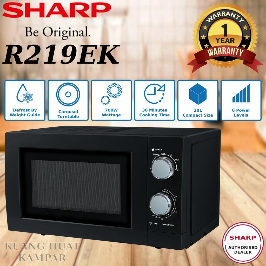 SHARP 20L MICROWAVE OVEN R219EK / R-219EK // R211MBK / R-211MBK