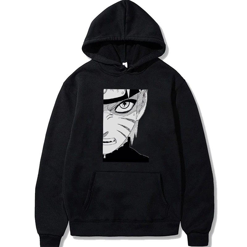 anime naruto eyes hoodies oversized itself hoodies sweatshirt pullovers  naruto hoodies men clothes hoddie