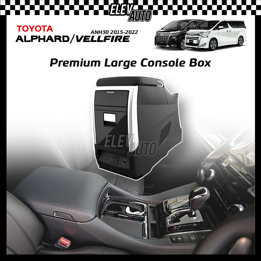 Toyota Alphard Vellfire 30 High Spec PREMIUM XXL Center Console Box