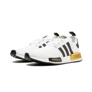 adidas nmd r1 white black gold