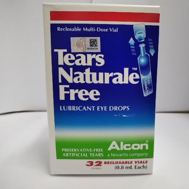 Tears Naturale Free Eye Drops Preservative Free 32 Vials 