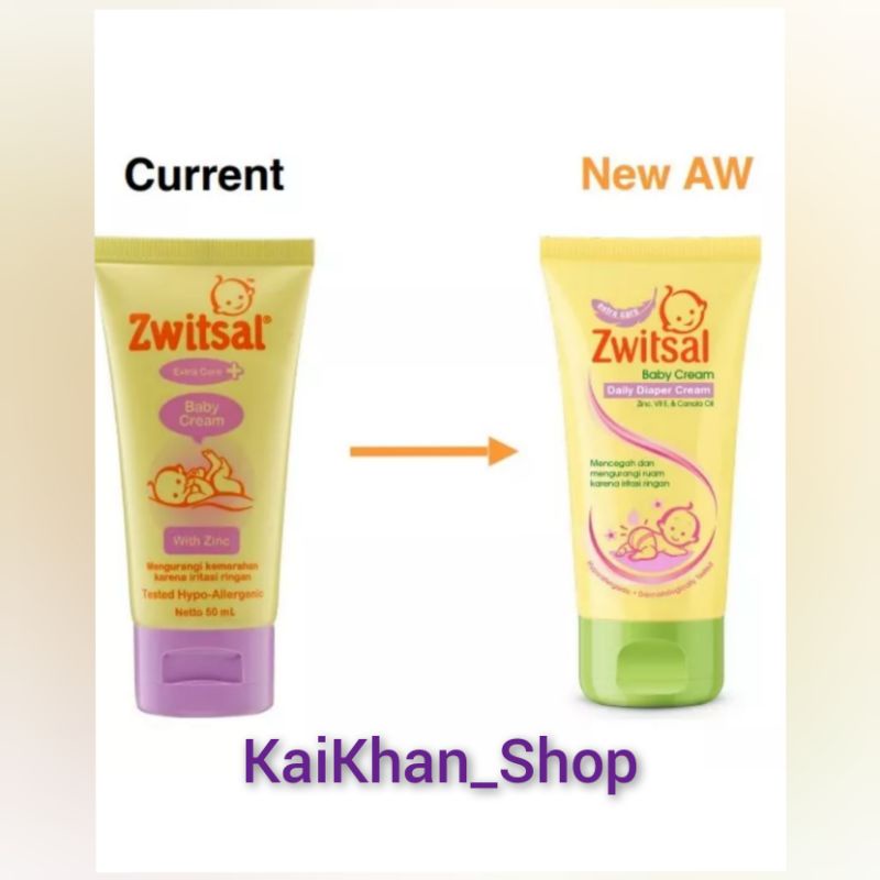 Zwitsal Baby Extra Care Zinc Diaper Cream 50ml Shopee Malaysia
