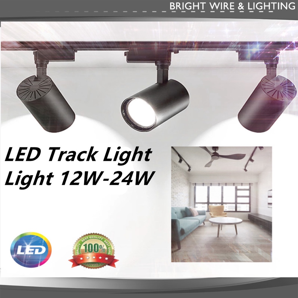 LED Track Lighting12W/24w (lampu) | Shopee Malaysia