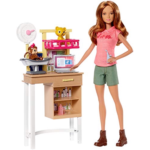 barbie doctor doll set