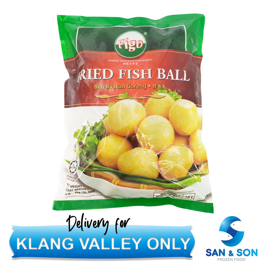 Buy Figo Fried Fish Ball 1kg Bebola Ikan Goreng San And Son Frozen San Son Seetracker Malaysia