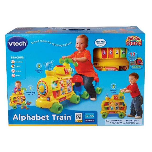 vtech push and ride alphabet train pink