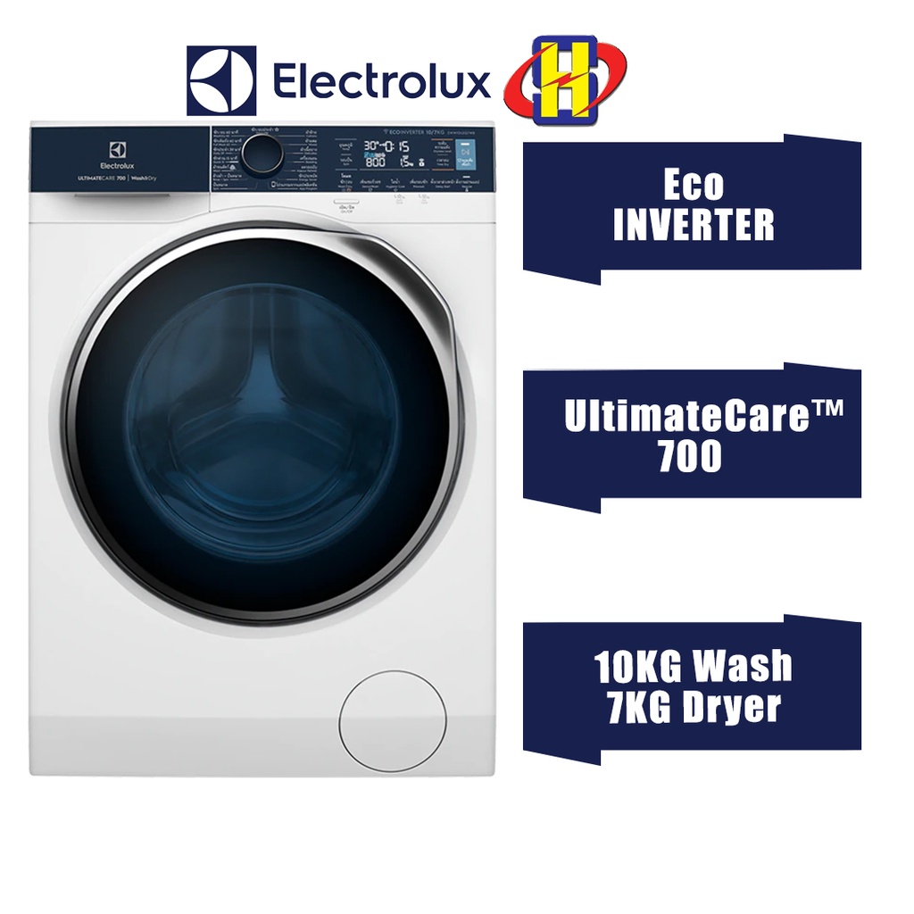 Electrolux Ultimate Care 700 Inverter Front Load Washing Machine(10kg