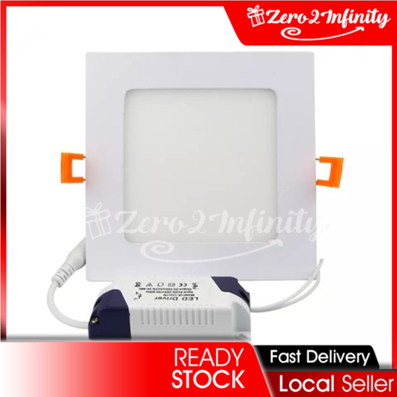 【Z2I】LED Downlight Ultra Thin Square shape 6w 12w 18w Cool white / Warm white / Warm Downlight