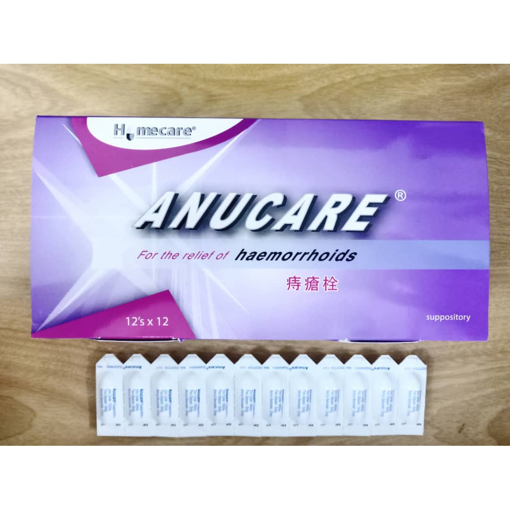 Buy Ubat Buasir Supositori Anucare Suppository 3 S 12 S Exp Date 4 2023 Seetracker Malaysia