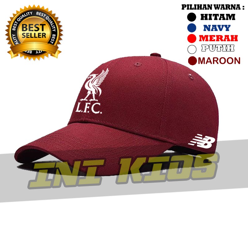 Cool!!! Liverpool FC LFC BASEBALL Cap Distro Men Women NEW BALANCE MANTAP YNWA LIVERPOOL | Shopee