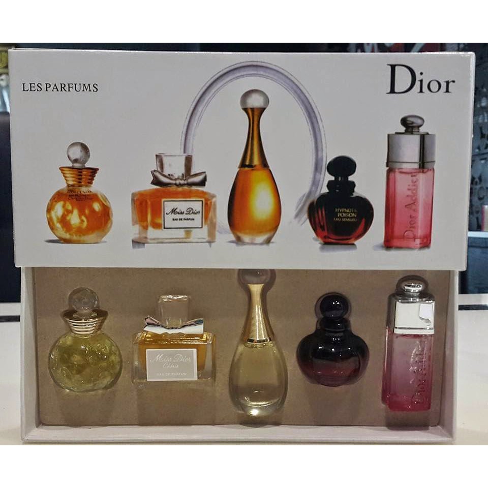 dior perfume set of 5