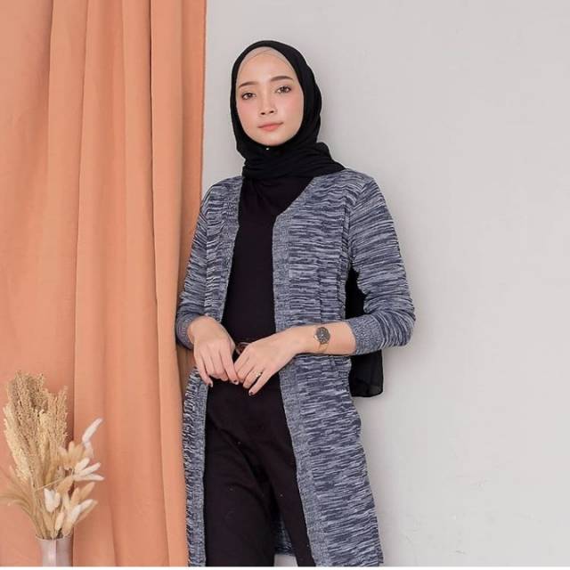 long cardigan shopee