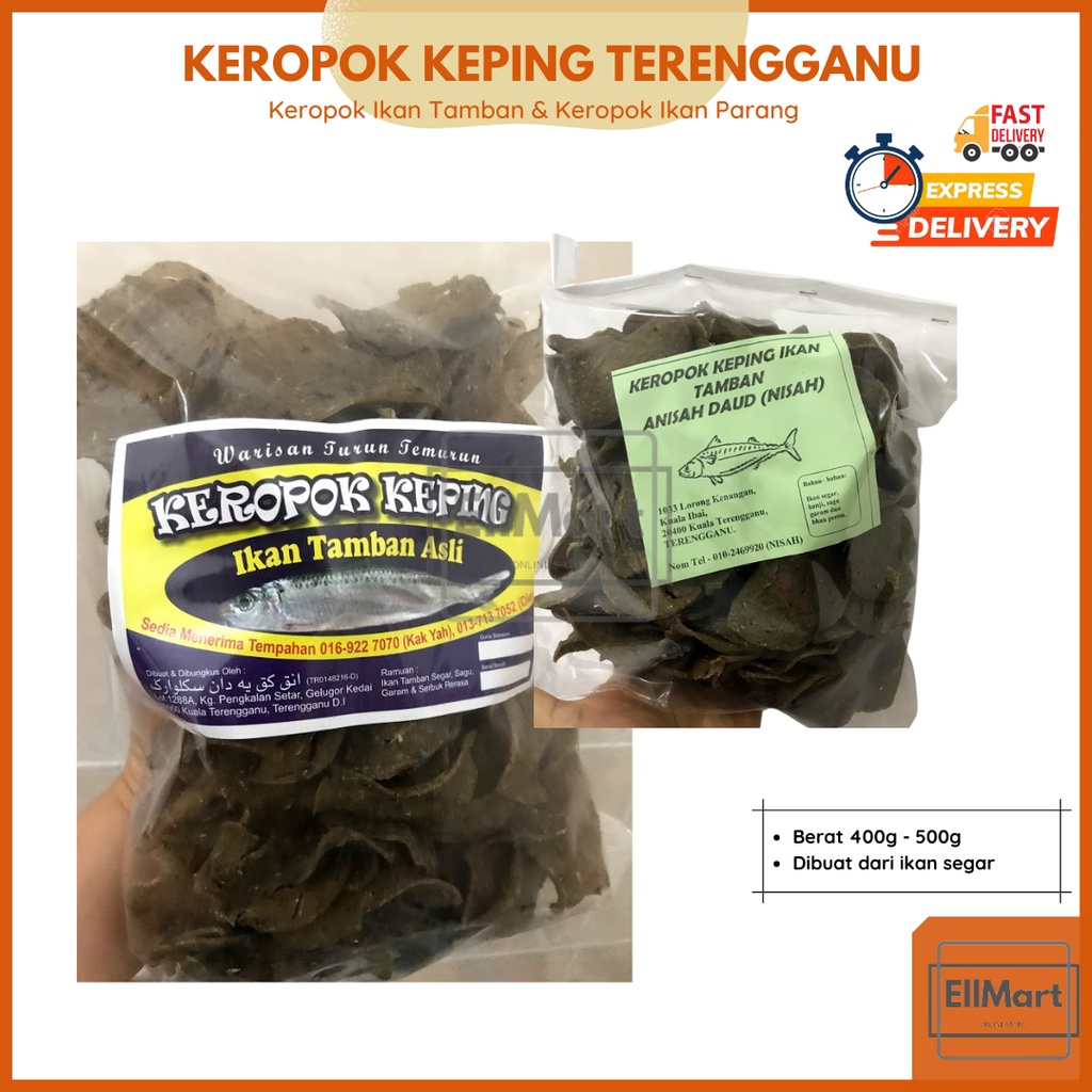 Keropok Ikan Tamban Terengganu
