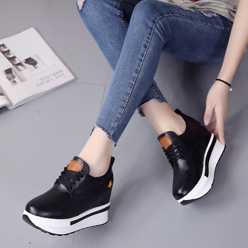 platform ankle sneakers