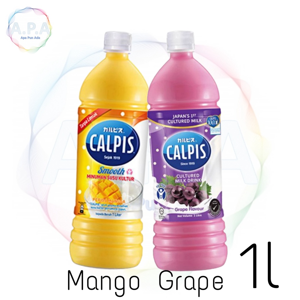 CALPIS Cultured Milk Drink 1L (Mango / Grape) | Shopee Malaysia