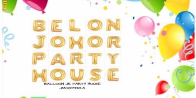 Belon Johor Party House Online Shop Shopee Malaysia