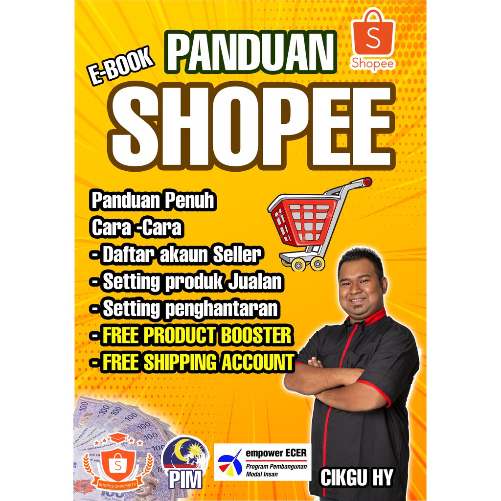 PANDUAN PENUH BERNIAGA DI SHOPPE By Cikgu HY ( Ebook Akan Sent Di EMEL ...