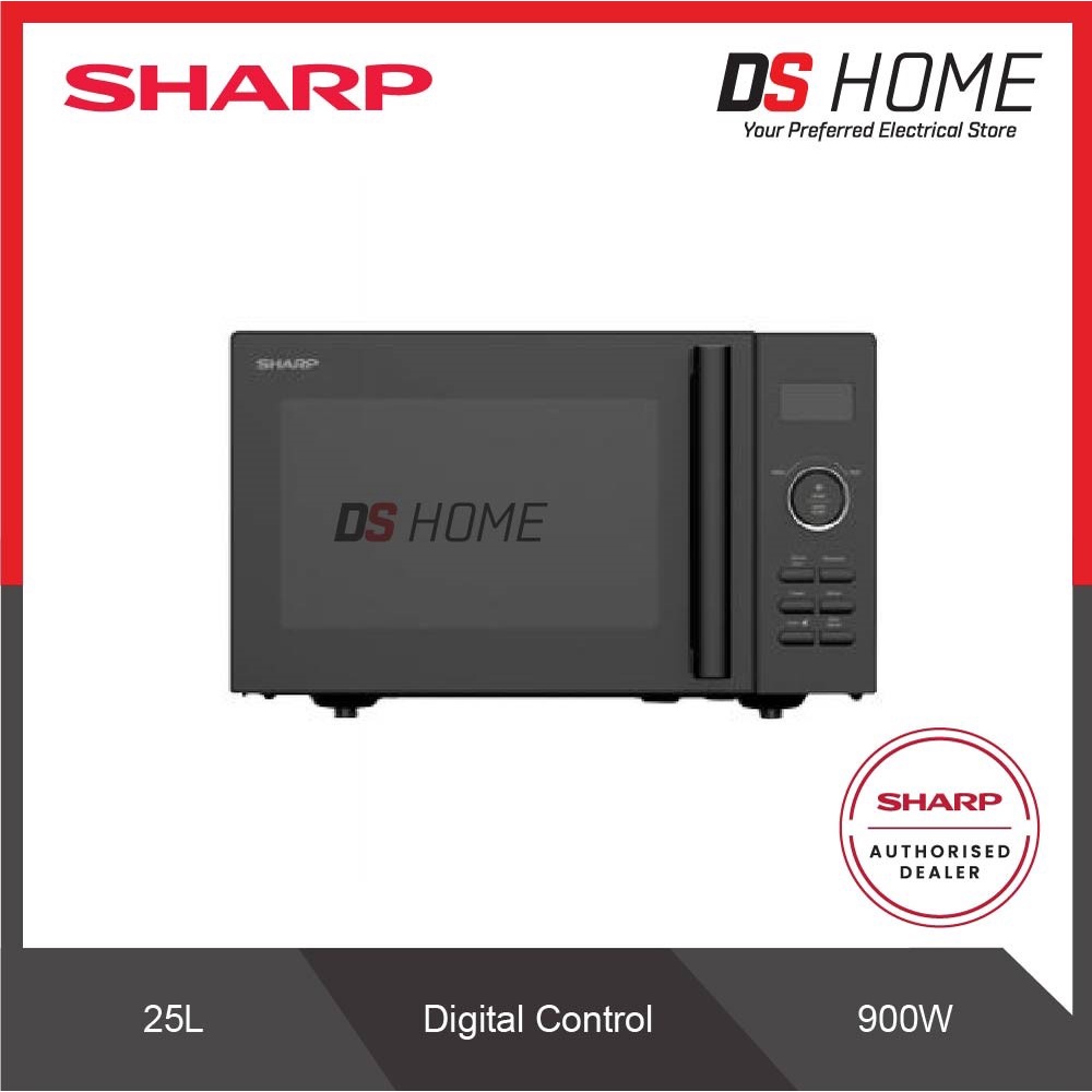 SHARP MICROWAVE OVEN 25L 900W JOG DIAL DIGITAL CONTROL (R3521GK