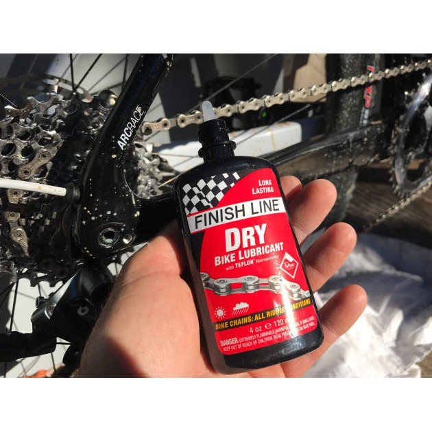 finish line dry bike lubricant