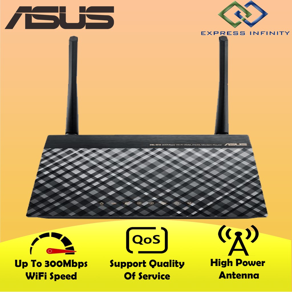 ASUS asus Streamyx Router DSL-N16 300Mbps Wi-Fi VDSL/ADSL ...