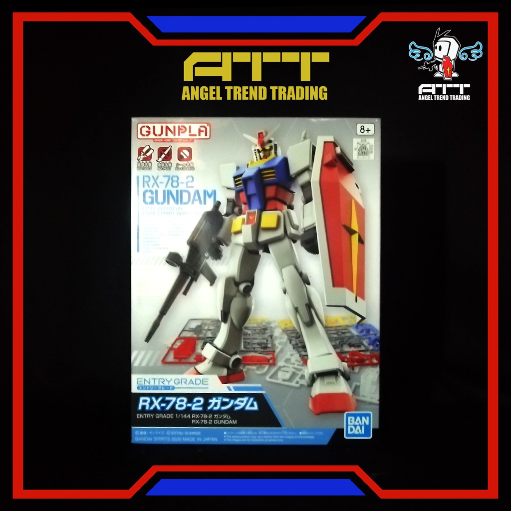 Entry Grade 1 144 Rx 78 2 Gundam Gunpla Gundam Model Kit Resin Statue Diorama Shopee Malaysia