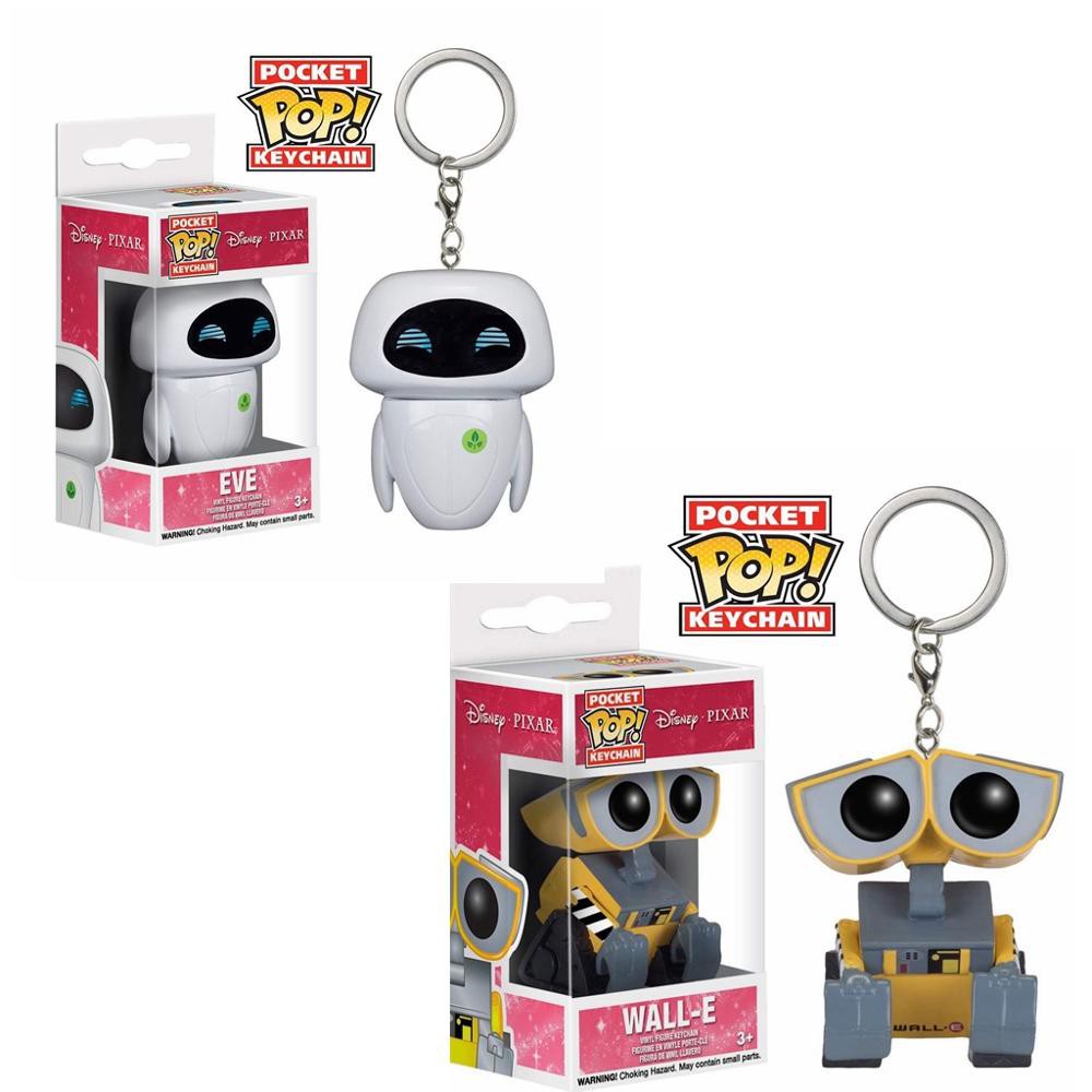 Funko Pop Pixar Film Wall E Robot Eve Keychain Children Toy Pvc Action Figure Collection Model Toys Shopee Malaysia