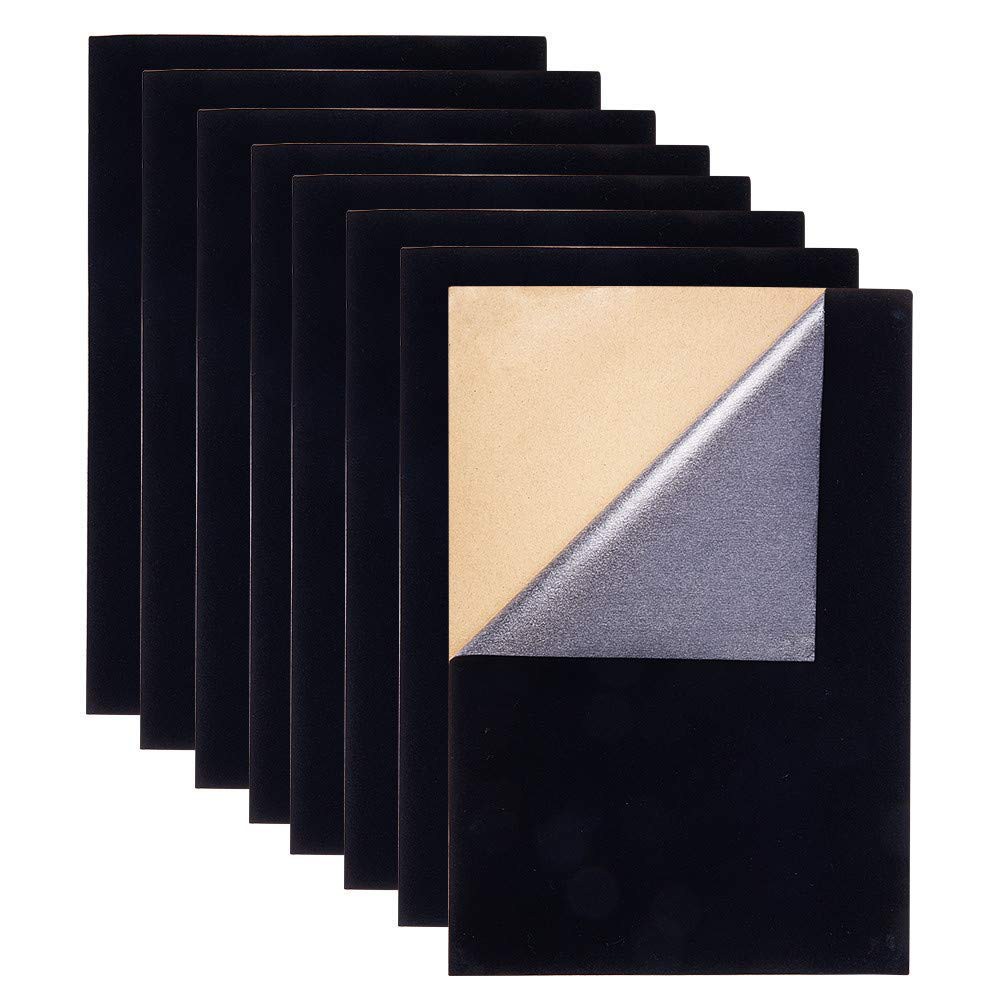 20 A4 Self Adhesive Velvet Flocking Liner For Jewelry Drawer Craft