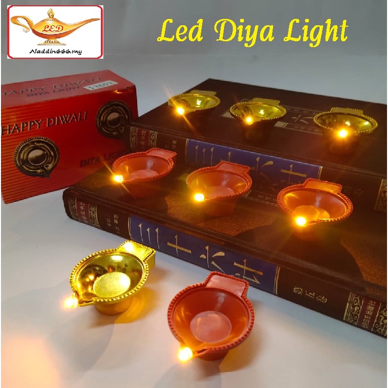 12 PCS Agal Vilakku/LED Diya Battery Light/Deepam Light/Deepavali