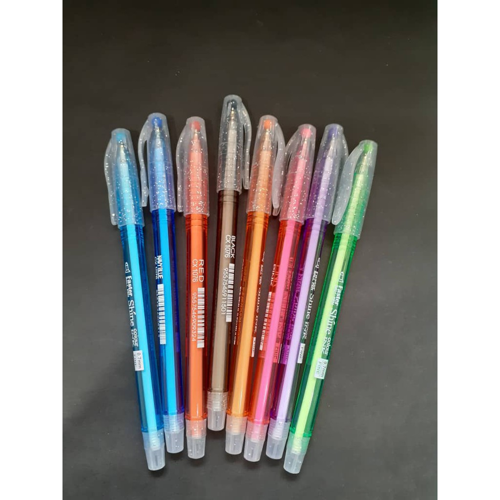 中性原子笔8个颜色1套faster Ball Pen 8 Coulour 1 Set Shopee Malaysia