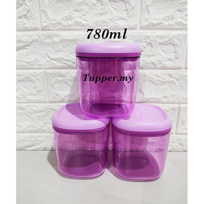 *1pc*Tupperware Crystalline Canister 780ml purple