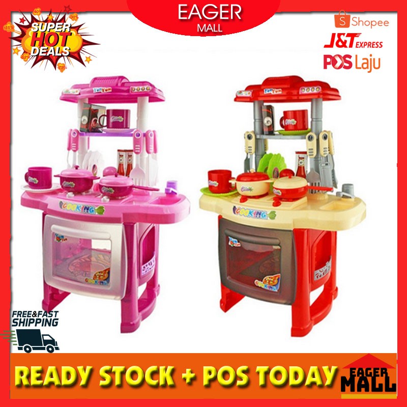  HARGA  MURAH Set  Mainan  Mini  Kitchen  Fun Playset with Full 