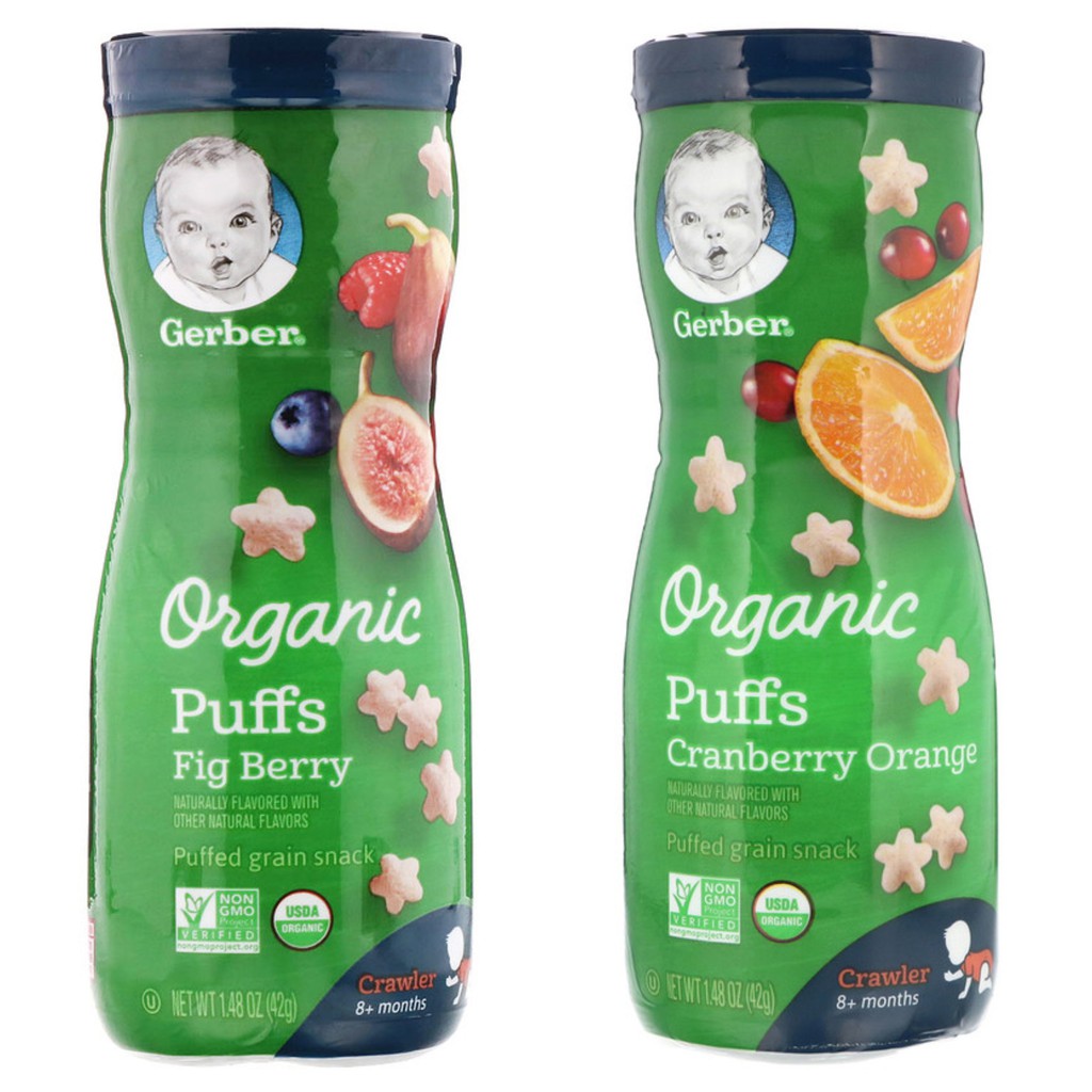 pharmakg Gerber, Organic Puffs, 8 + Months (42g) Shopee Malaysia