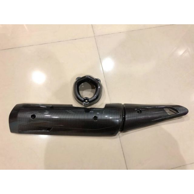 Yamaha Y15zr Exhaust cover carbon y15 cf Shopee Malaysia