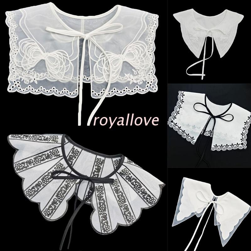 royal Women Detachable Shirt Fake Collar Fashion DIY Neckwear Clothing Accessories