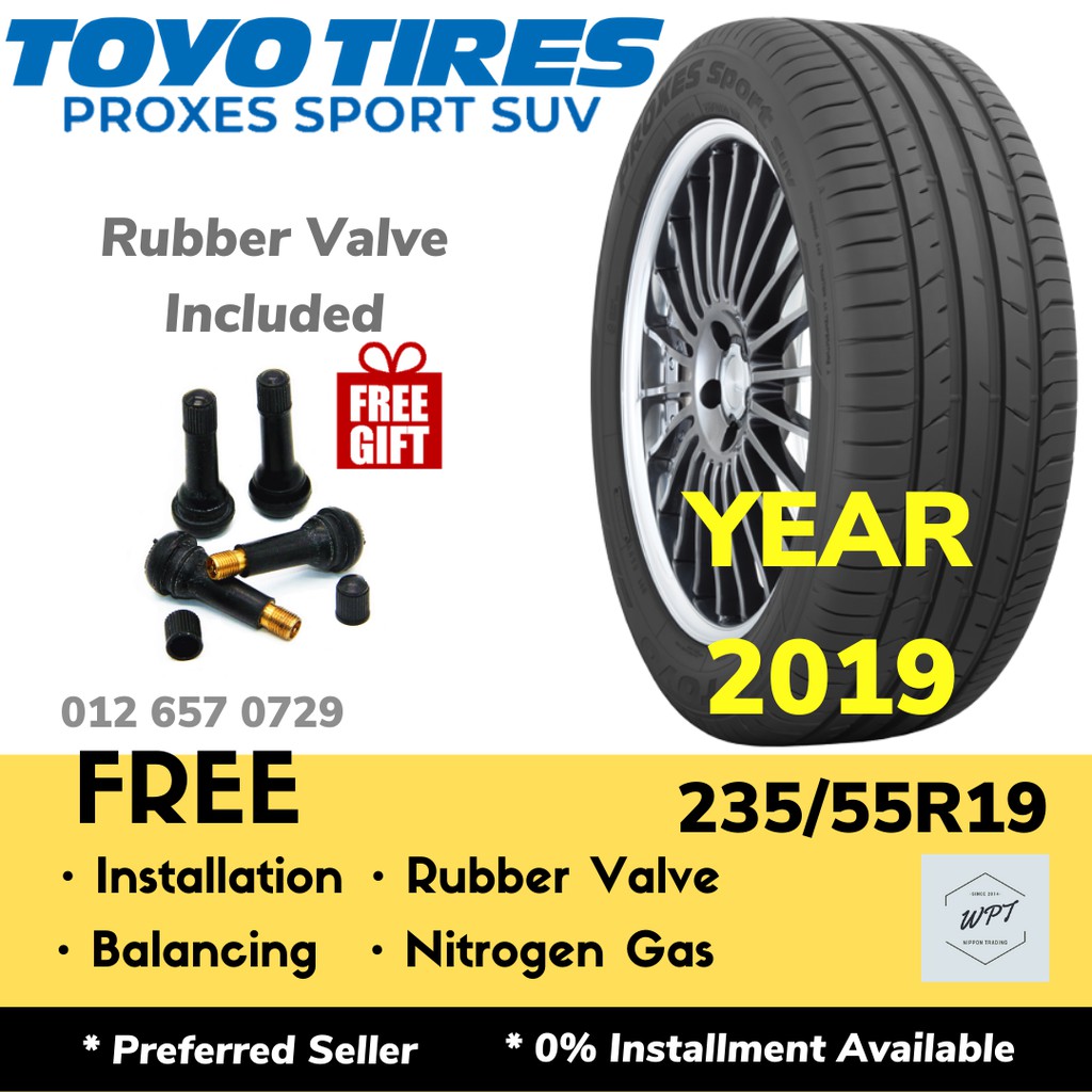 235 55r19 Toyo Proxes Sport Suv Installation New Tyre Tayar Tire Car Wheel Rim 19 Inch Wpt Nippon Shopee Malaysia