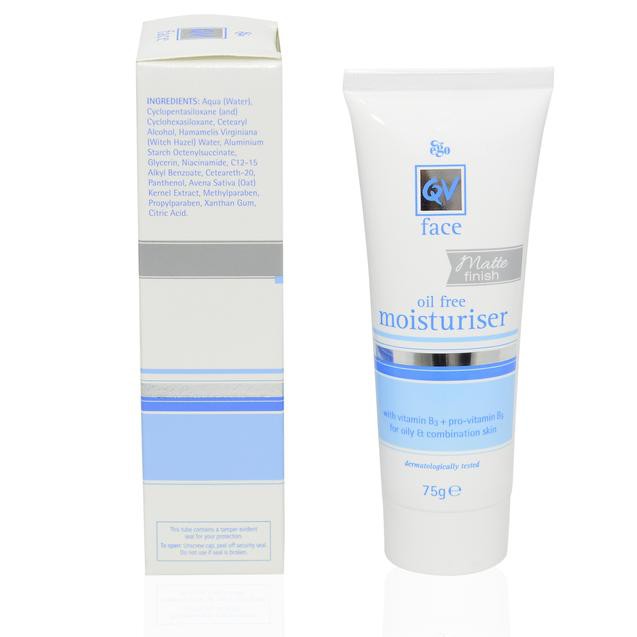 EGO QV FACE OIL FREE MOISTURISER (MATTE FINISH) 75G Shopee Malaysia