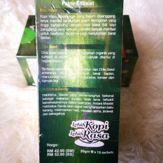 Original HQ™ Kopi Hijau Alana Susu Kambing Habbatus Sauda 