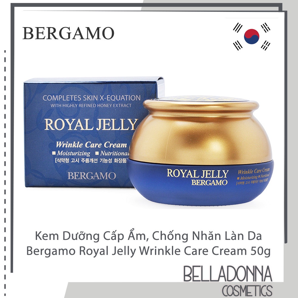 Bergamo Royal Jelly Wrinkle Care Cream 50g [Green]