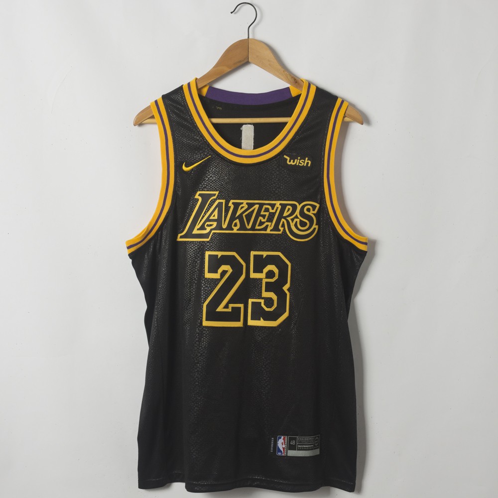 lebron james black lakers jersey