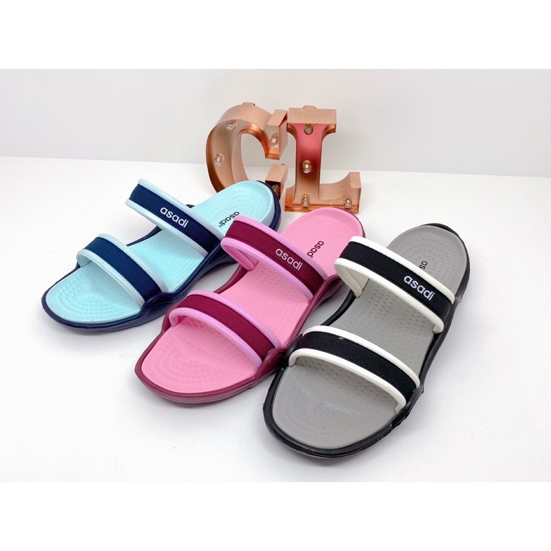 🇲🇾Ready stock 🇲🇾Asadi 100%authentic slippers sandals soft Female casual ...