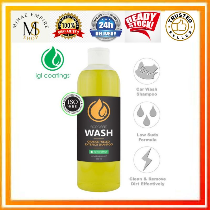 [READY STOCK] Shampoo kereta terbaik 2in1 @ IGL Coatings Ecoclean Wash Car Wash Shampoo & Conditioner Cleaning Solution