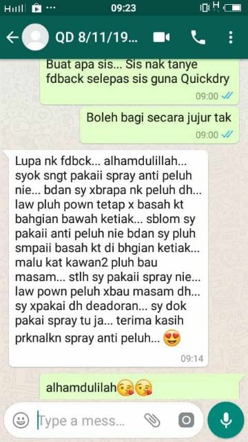 𝐅𝐀𝐒𝐓 𝐒𝐇𝐈𝐏𝐏𝐈𝐍𝐆 Quickdry Rawat Tapak Tangan Kaki Ketiak Dan Anggota Badan Dari Peluh Bau Badan Yang Berlebihan Shopee Malaysia