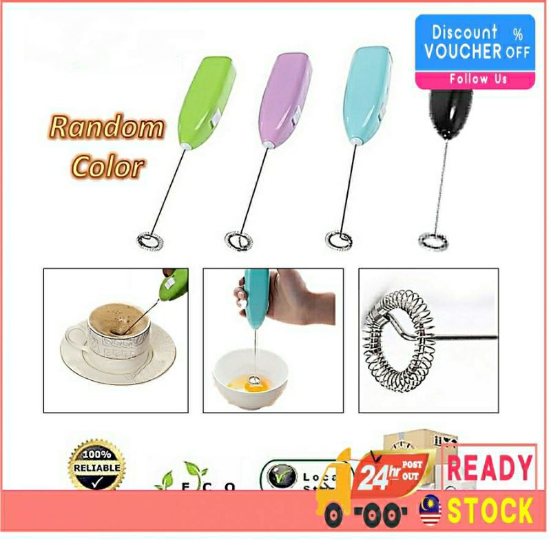 Handheld Electric Coffee Milk Cream Foam Maker Egg Beater Cappuccino Frother Mixer PEMUKUL KACAU TELUR ELEKTRIK