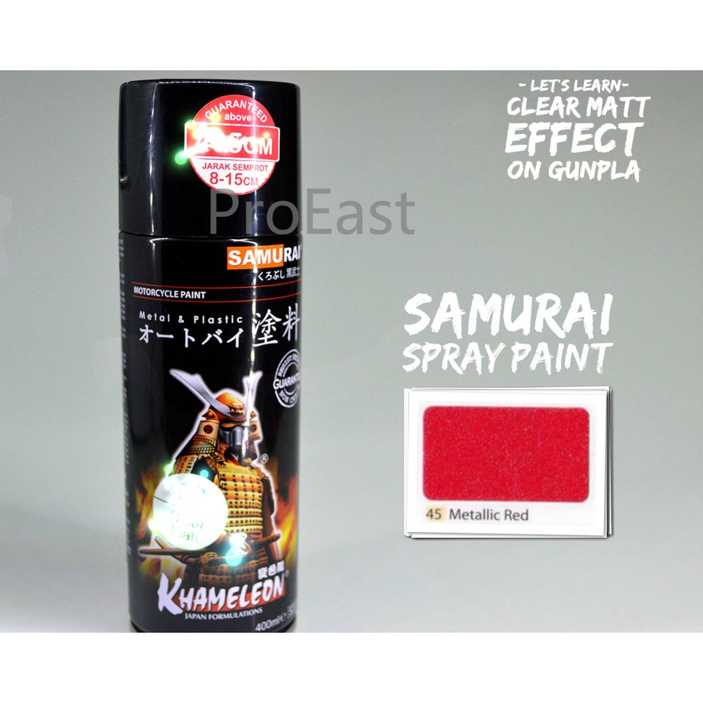 red metallic spray paint for plastic