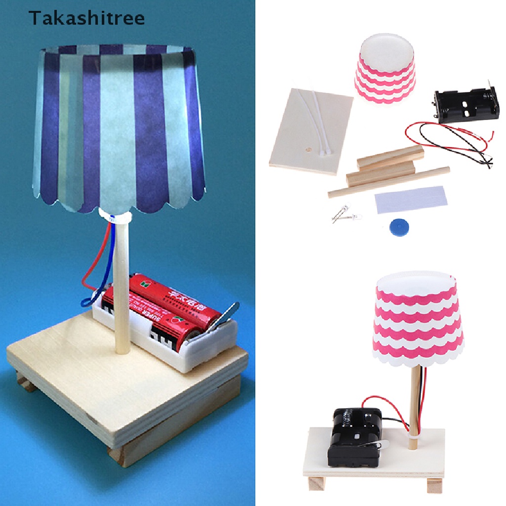 Must Versatile Takashitree/ Kids Science Experiment DIY Toys Mini Wooden Table Lamp Gizmo Set Popular - Image 4